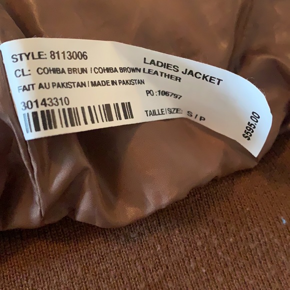 Rudsak Cohiba Brown Leather Jacket - Picture 7 of 8